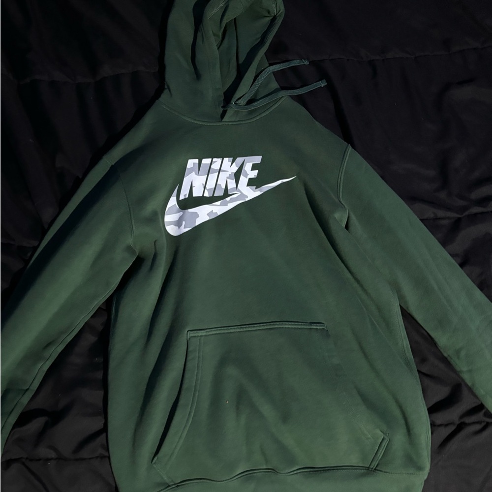 Green Nike hoodie size medium